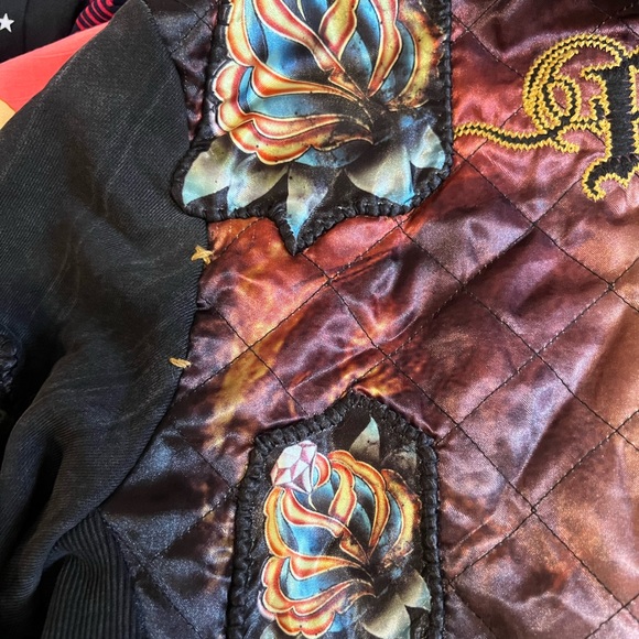 REMETEE of LA hooded  jacket. Seriously beautiful!! Satin embroidered Small - Picture 13 of 16